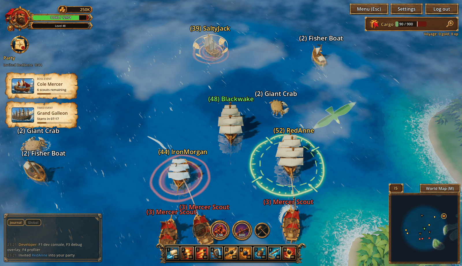 Un groupe de capitaines combat des éclaireurs Mercer au large de la Sapphire Coast